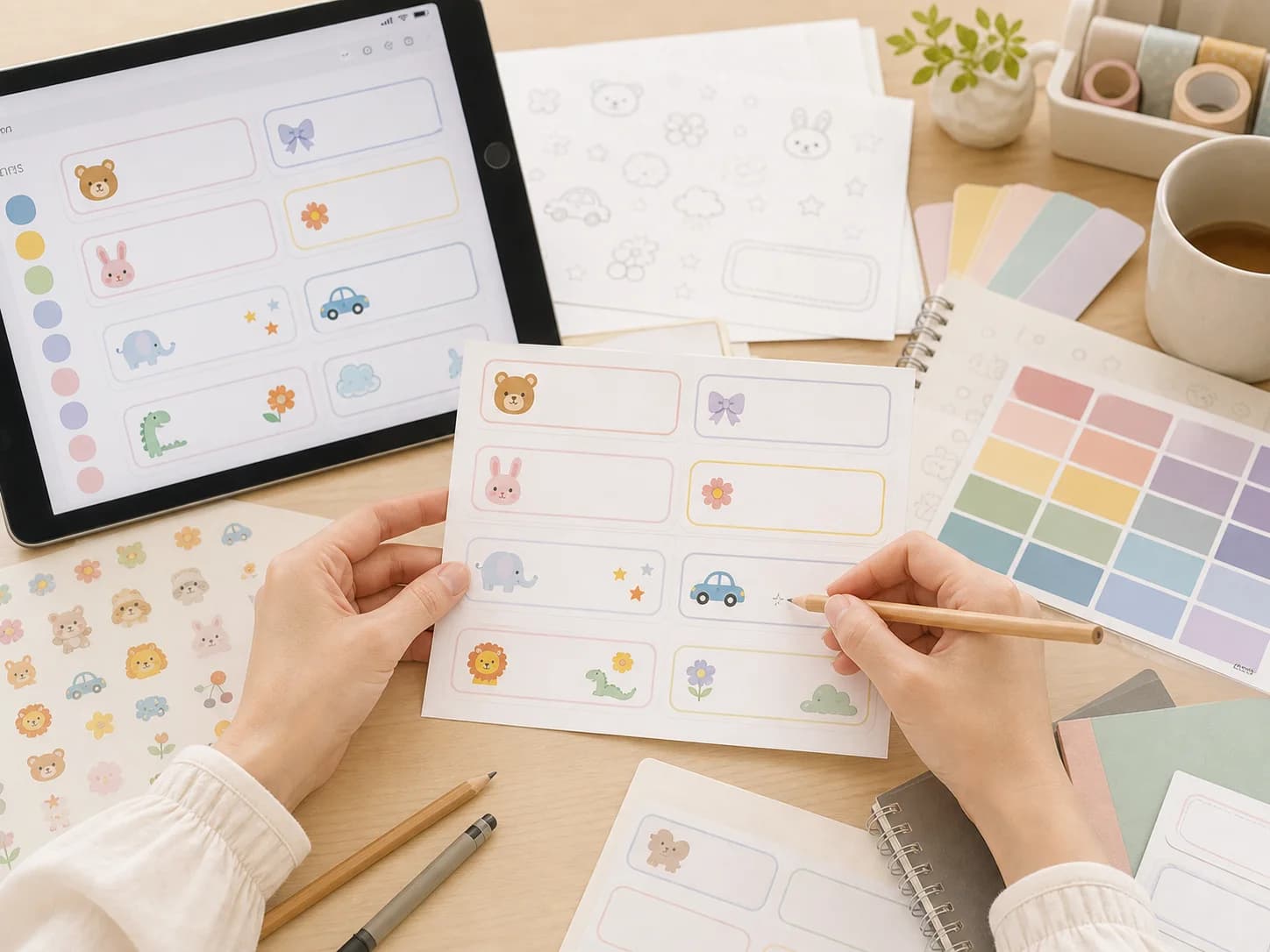 Designing labels in-house